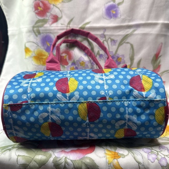 New Caboodles‎ Sweetheart Tote Purse Tote *** Blue and Pink *** - Picture 6 of 7